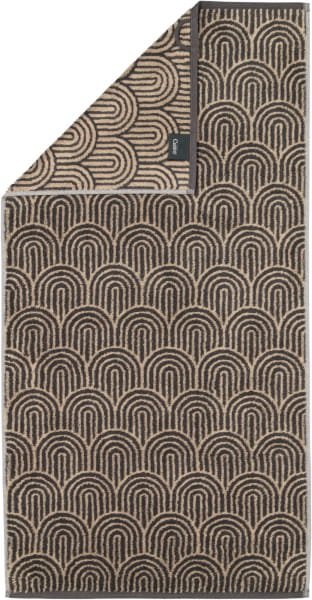 Cawö Handtücher Maison Bögen 6268 - Farbe: basalt - 37 - Handtuch 50x100 cm