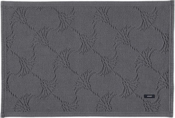 Thumbnail - JOOP! - Badteppich New Cornflower 60 - Farbe: Light Anthrazit - 413 - 60x90 cm