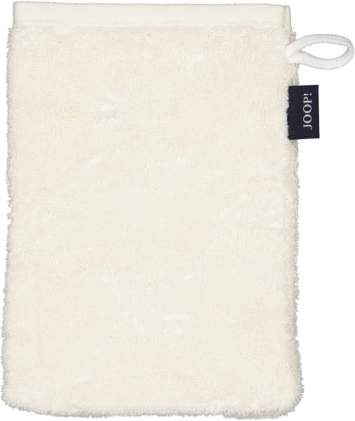 JOOP Uni Cornflower 1670 - Farbe: Creme - 356 - Waschhandschuh 16x22 cm
