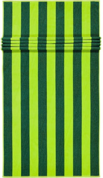 Cawö Home Strandtücher Beach Tropical Streifen 5577 - Farbe: jungle - 44 - 80x180 cm