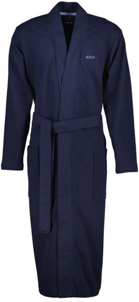 JOOP Herren Bademantel Kimono Pique 1656 - Farbe: Blau - 175