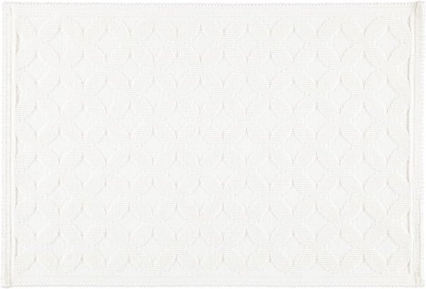 Rhomtuft - Badematte Seaside - Farbe: weiß - 01 - 60x90 cm