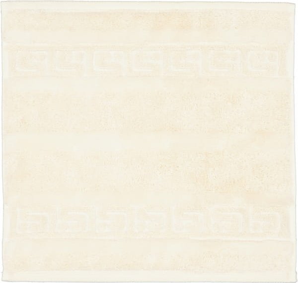 Cawö - Noblesse Uni 1001 - Farbe: 351 - natur - Seiflappen 30x30 cm
