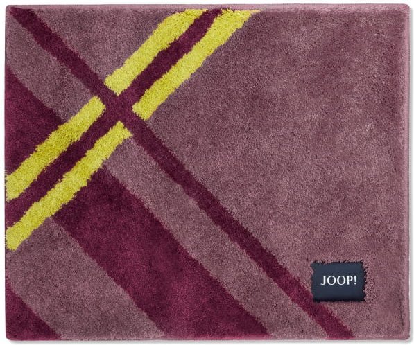JOOP Badteppich Checks 288 - Farbe: Mauve - 302 - 50x60 cm