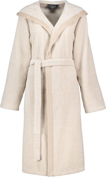 Cawö Bademäntel Damen Kapuze Two-Tone 6425 - Farbe: natur - 33 - M