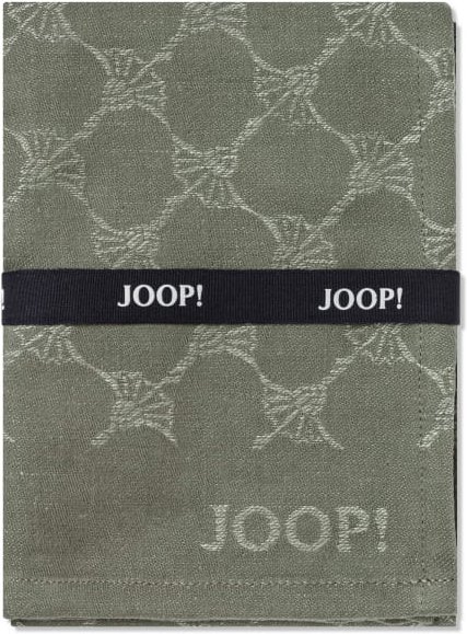 JOOP! Geschirrtücher Cuisine Cornflower Classic 1700 - Farbe: Oliv - 44 - 50x70 cm