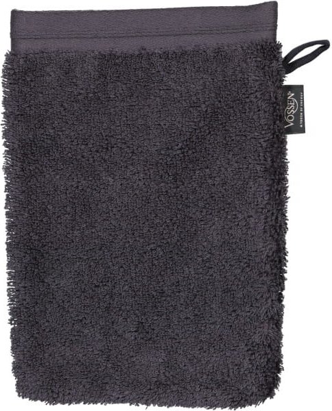 Vossen Handtücher Vegan Life - Farbe: anthrazit - 7700 - Waschhandschuh 16x22 cm