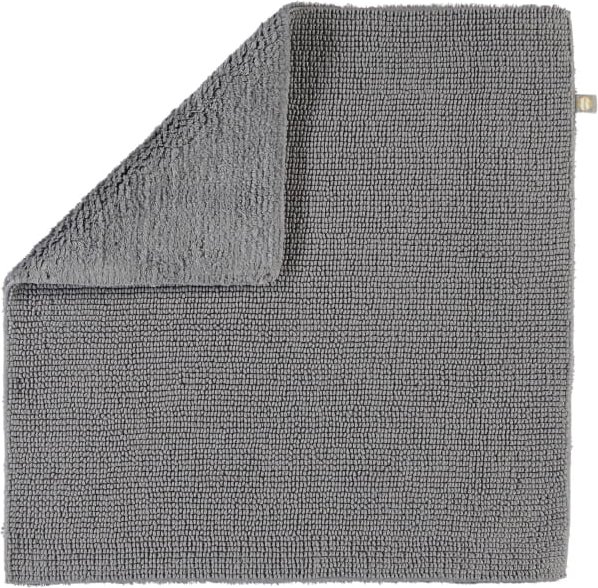 Rhomtuft - Badteppich Pur - Farbe: kiesel - 85 - 60x60 cm