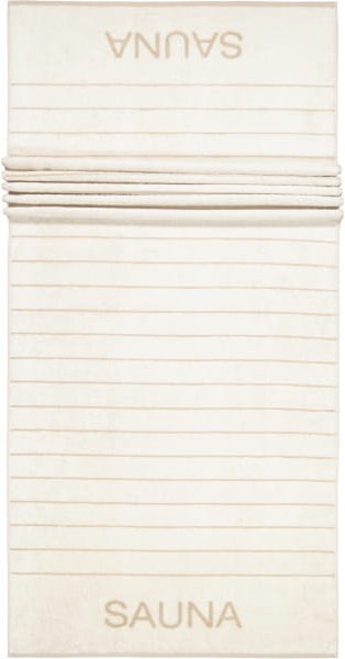 Cawö Saunatücher Balance Doubleface 6237 - Farbe: natur - 33 - 80x200 cm