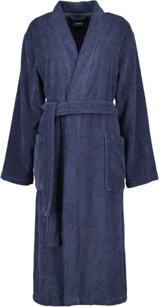 Cawö Home Damen Bademantel Kimono 826 - Farbe: blau - 17 - L