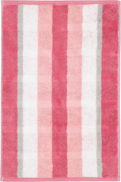 Cawö Handtücher Noblesse Stripe 1087 - Farbe: altrosa - 22 - Gästetuch 30x50 cm