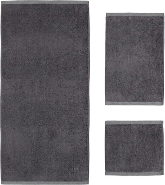 bugatti Handtücher Prato - Farbe: graphit - 766 - Waschhandschuh 16x22 cm