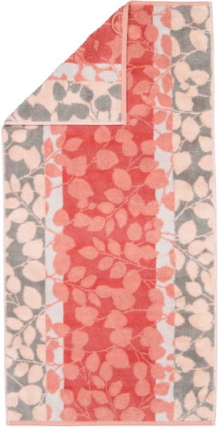 Cawö Handtücher Noblesse Harmony Floral 1086 - Farbe: koralle - 27 - Handtuch 50x100 cm