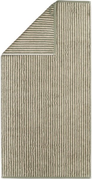 Cawö Handtücher Two-Tone Stripes 480 - Farbe: field - 34 - Handtuch 50x100 cm