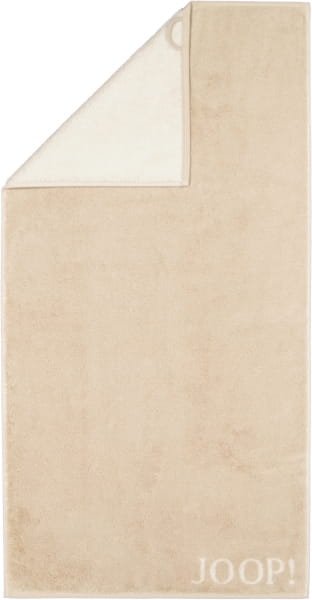 JOOP! Classic - Doubleface 1600 - Farbe: Sand - 30 - Handtuch 50x100 cm