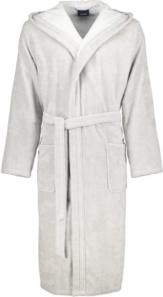 JOOP! Classic - Herren Bademantel - Kapuze 1619 - Farbe: 76 - Silber