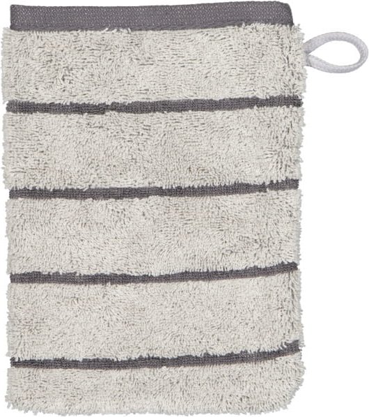 Cawö Handtücher Balance Doubleface 6232 - Farbe: platin - 77 - Waschhandschuh 16x22 cm