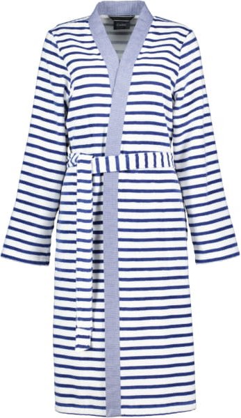 Cawö - Damen Bademantel Kimono Breton 6595 - Farbe: navy - 16 - S