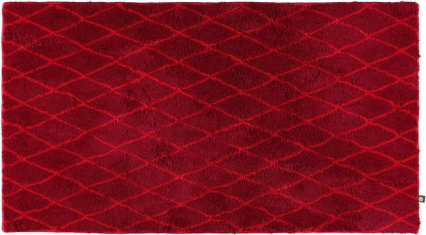 Rhomtuft - Badteppiche Rhom 87 - Farbe: cardinal/carmin - 1346 - 60x90 cm