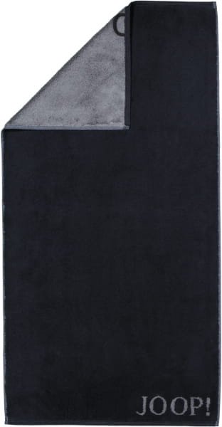 JOOP! Classic - Doubleface 1600 - Farbe: Schwarz - 90 - Handtuch 50x100 cm