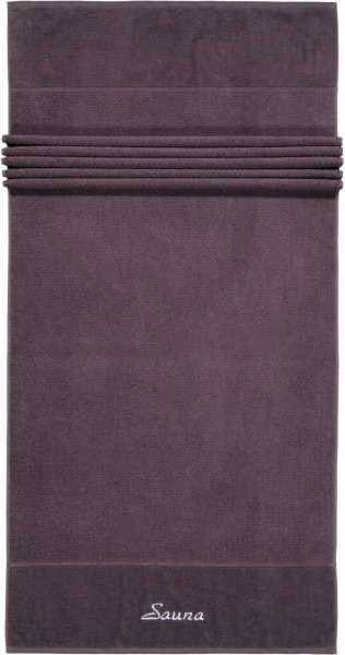 frottana Saunatücher Pearl - Farbe: graphite - 843 - 80x200 cm