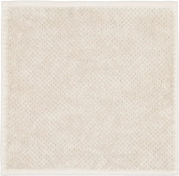 Cawö Handtücher Pure 6500 - Farbe: kreide - 730 - Seiflappen 30x30 cm
