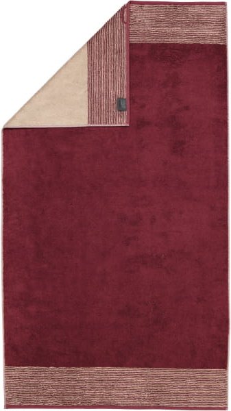 Cawö Handtücher Luxury Home Two-Tone 590 - Farbe: bordeaux - 23 - Duschtuch 80x150 cm