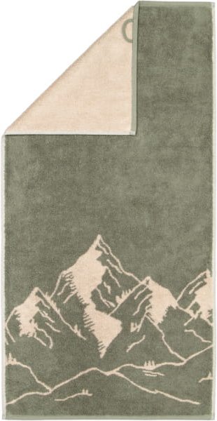 Cawö Handtücher Alpenchic Edition Berge 6269 - Farbe: zirbe - 43 - Handtuch 50x100 cm