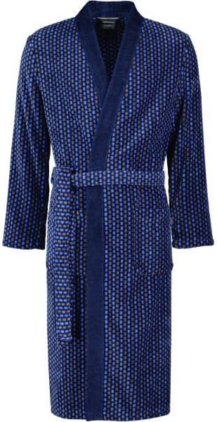 Thumbnail - Cawö Herren Bademantel Kimono 4851 - Farbe: blau - 11 - S