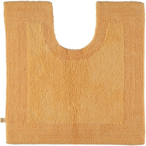 Rhomtuft - Badteppiche Prestige - Farbe: mais - 390 - Toilettenvorlage mit Ausschnitt 60x60 cm