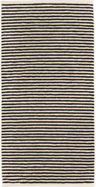 Cawö Handtücher Natural Streifen 6216 - Farbe: natur-schwarz - 39 - Handtuch 50x100 cm