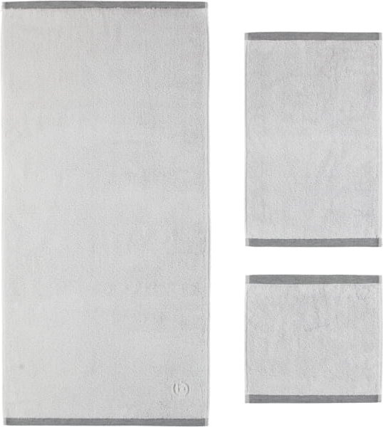 bugatti Handtücher Prato - Farbe: light grey - 721 - Waschhandschuh 16x22 cm