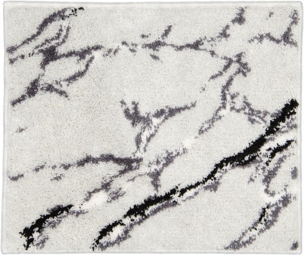 Vossen Badteppiche Marble - Farbe: light grey - 0006 - 50x60 cm