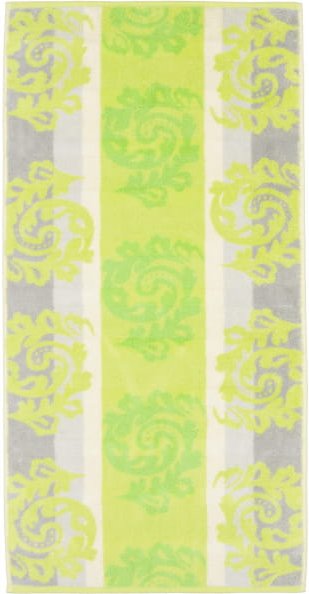 Cawö - Noblesse Cashmere Jacquard 1057 - Farbe: kiwi - 45 - Handtuch 50x100 cm