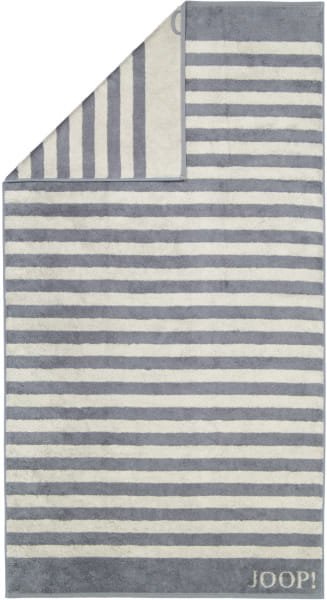 Thumbnail - JOOP! Classic - Stripes 1610 - Farbe: Anthrazit - 77 - Duschtuch 80x150 cm