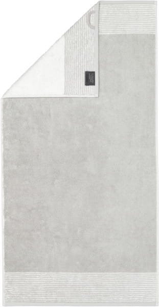 Cawö - Luxury Home Two-Tone 590 - Farbe: platin - 76 - Handtuch 50x100 cm