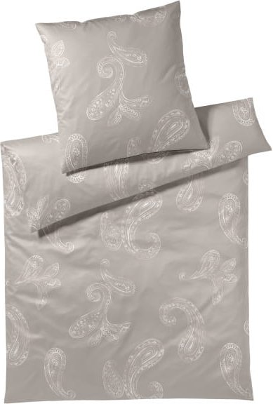 JOOP! Bettwäsche Paisley 4120 - Farbe: Taupe - 07 - Kissen 80x80 cm