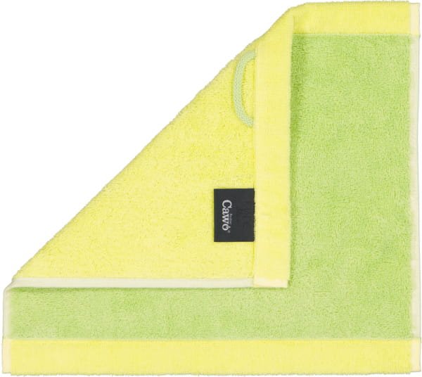 Cawö Handtücher Lifestyle Splash 7071 - Farbe: pistazie/lemon - 45 - Seiflappen 30x30 cm