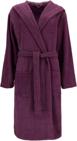 Vossen Bademäntel Unisex Kapuze Balance Samu - Farbe: elderberry - 3880 - XS
