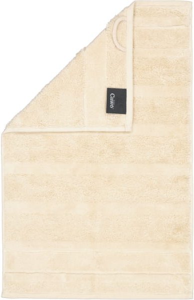 Cawö Handtücher Noblesse2 Uni 1002 - Farbe: beige - 370 - Gästetuch 30x50 cm