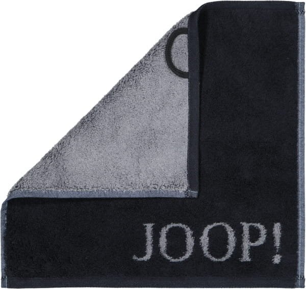 JOOP! Classic - Doubleface 1600 - Farbe: Schwarz - 90 - Seiflappen 30x30 cm