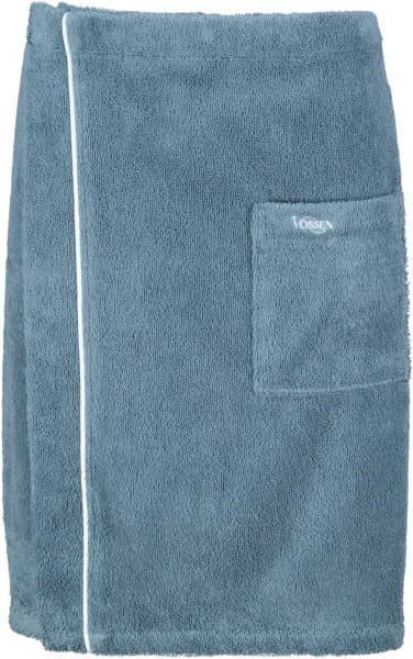 Vossen Saunakilts Herren Lars - Farbe: cadet blue - 7510 - 60x160 cm