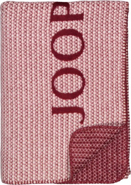 JOOP! Wohndecken Woven - Farbe: Rouge - 150x200 cm