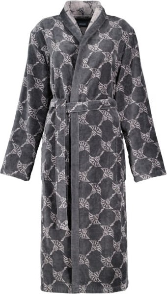 JOOP Damen Bademantel Cornflower Schalkragen 1645 - Farbe: Anthrazit - 77 - L