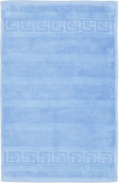 Cawö - Noblesse Uni 1001 - Farbe: 188 - mittelblau - Gästetuch 30x50 cm