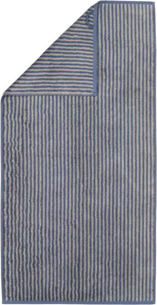 Cawö Handtücher Two-Tone Stripes 480 - Farbe: nachtblau - 10 - Handtuch 50x100 cm