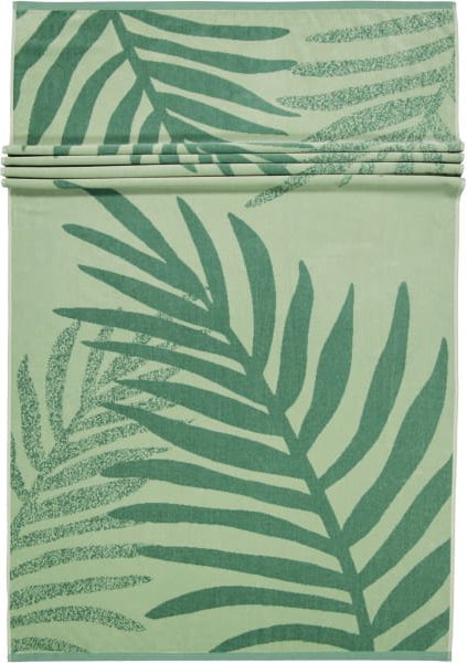 Vossen Strandtücher Palm Paradise - Farbe: eucalyptus - 0001 - 100x180 cm