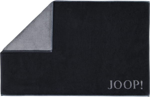 JOOP! Classic - Doubleface Badematte 1600 - 50x80 cm - Farbe: Schwarz/Anthrazit - 90