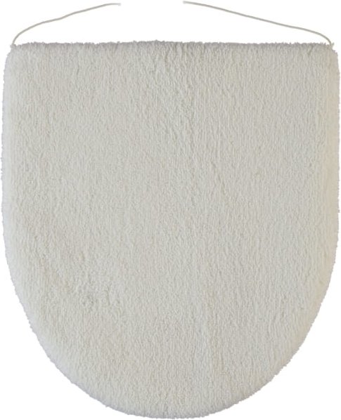 Rhomtuft - Badteppiche Square - Farbe: weiss - 01 - Deckelbezug 45x50 cm
