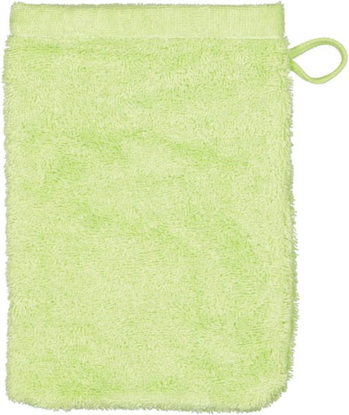 Cawö Handtücher Life Style Uni 7007 - Farbe: pistazie - 412 - Waschhandschuh 16x22 cm